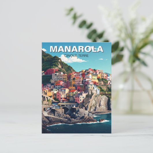Manarola, Cinqua Terra Briefkaart (Staand voorkant)