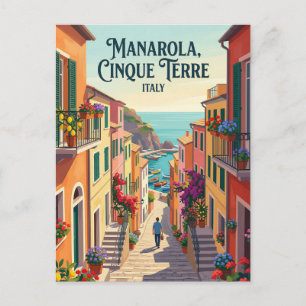 Manarola, Cinque Terre, Italië Briefkaart