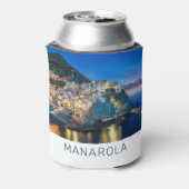 Manarola Cinque Terre La Spezia Italië Panorama Blikjeskoeler (Blikje Achterkant)