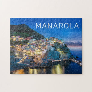 Manarola Cinque Terre La Spezia Italië Panorama Legpuzzel