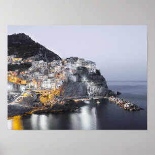 Manarola Cinque Terre Liguria Italy Fine Art gift Poster