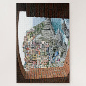 Manarola, Italië - Window Uitzicht - 20x30 - 1014  Legpuzzel (Verticaal)