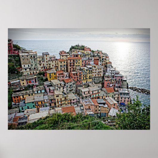 Manarola - Les Cinque Terre - Italie Poster (Devant)