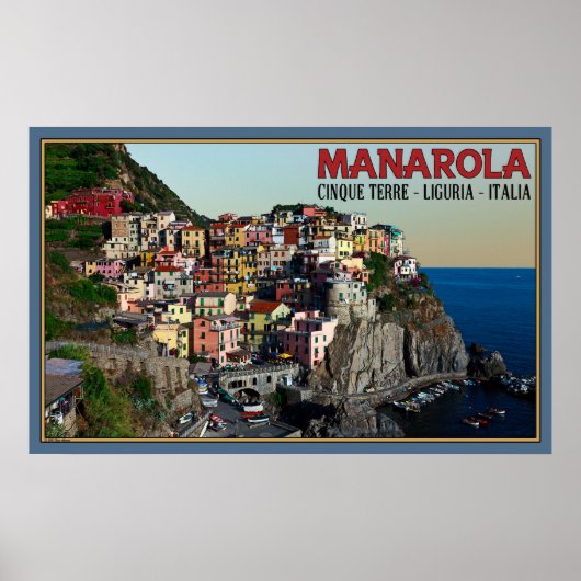 Manarola Poster (Voorkant)