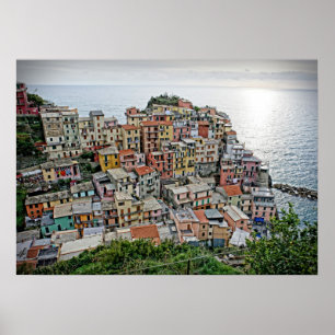 Manarola - Poster Cinque Terre - Italië
