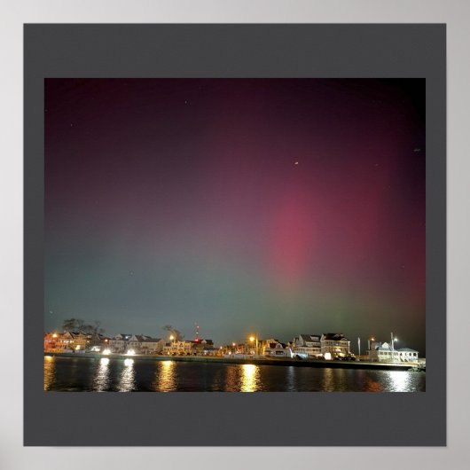 Manasquan Inlet Aurora Borealis Poster (Voorkant)