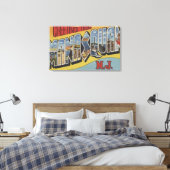Manasquan, New Jersey - Large Letter Scenes 2 Canvas Afdruk (Insitu (Slaapkamer))