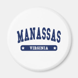 Manassas Virginia College Style-shirts Magneet