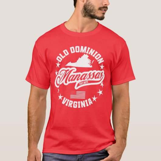 Manassas, Virginia T-shirt (Voorkant)