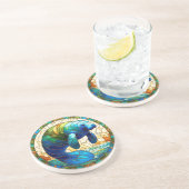 Manate #2 Dessous de verre complet du corps (Côté)