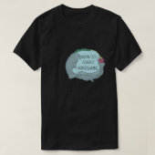 Manateboarden tegen het mansplaining Sticker T-shirt (Design voorkant)