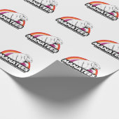 Manateboarden zijn maar lesbische zeemeerminnen cadeaupapier (Hoek)