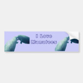 Manatee Bumpersticker (Voorkant)