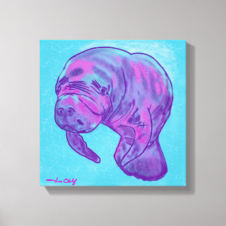 Manatee Canvas Afdruk