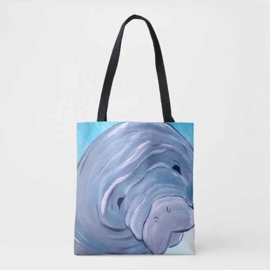 Manatee Canvas tas (Voorkant)