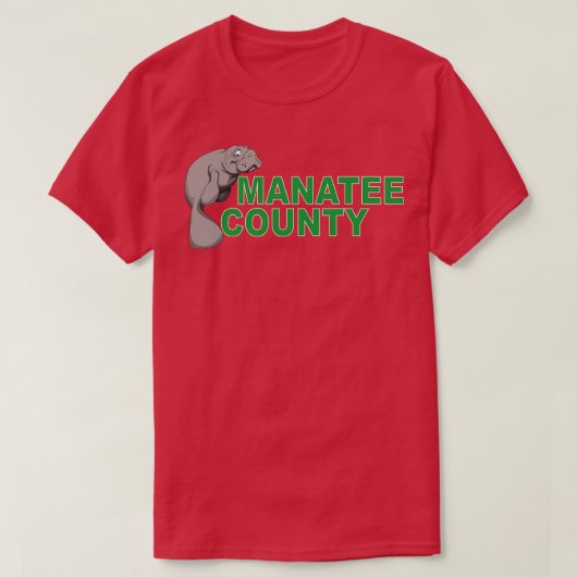 Manatee County T-shirt (Design voorkant)