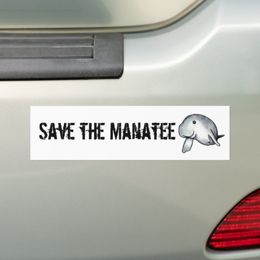 Manatee-EB01 Bumpersticker (Op auto)
