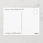 Manatee Fountain Briefkaart (Achterkant)