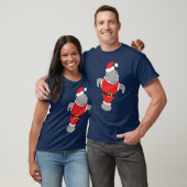 Manatee Kerstmis in Santa Animal T-shirt (Unisex)