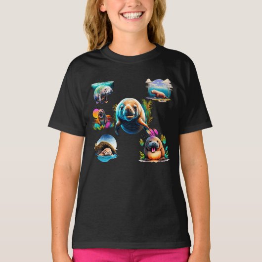 Manatee Kids T-shirt (Voorkant)