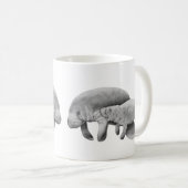 Manatee moeder met Mok Calf (Voorkant rechts)