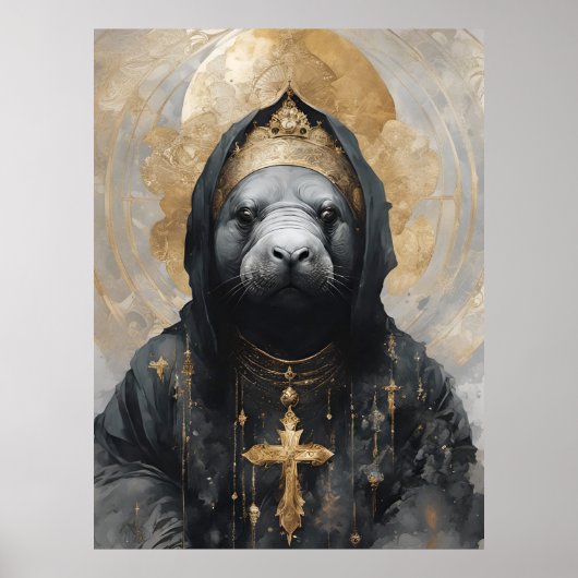 Manatee Nun Poster (Voorkant)