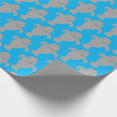 Manatee Pattern Animal Cadeaupapier (Hoek)