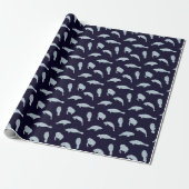 Manatee Pattern Cadeaupapier (Uitgerold)