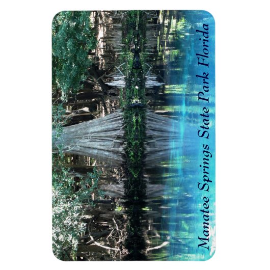 Manatee Springs Fl Flexi Magnet (Vertical)