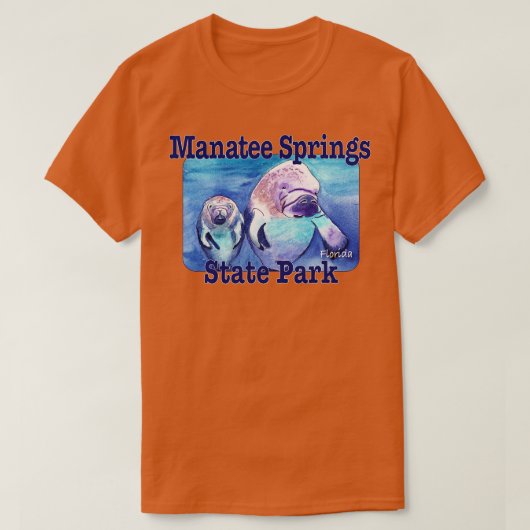 Manatee Springs State Park, Florida T-shirt (Design voorkant)