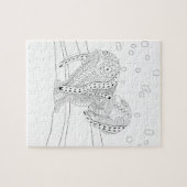 Manatees Adulte Coloration Puzzle (Horizontal)