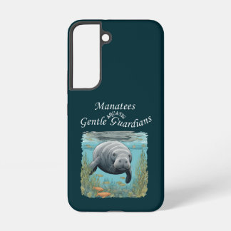 Manatees Gentle Aquatic Guardians Samsung Galaxy Hoesje