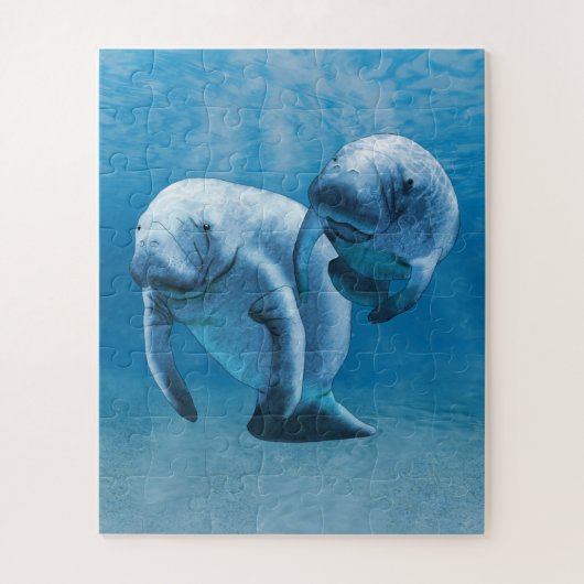 Manatees Legpuzzel (Verticaal)