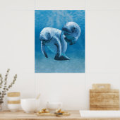 Manatees Poster (Keuken)