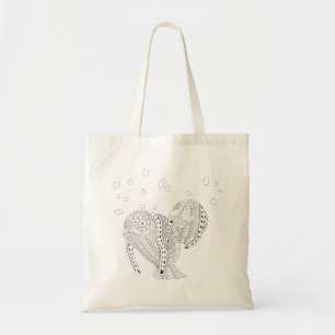 Manatees Sac fourre-tout de coloration pour adulte