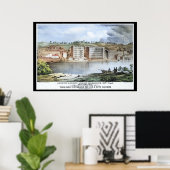 Manayunk Ripka's Mills Philadelphia PA Print (Thuiskantoor)