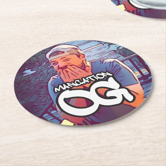 Mancation OG Onderzetter (Gebogen)