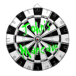 Mancave dartboard   Noodlijdende grunge look ontwe Dartbord