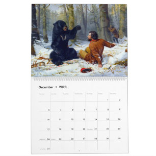 ManCave Jagen Natuur Wildernis Sport  Kalender