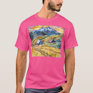 Manche de baseball haut coloré Colorado