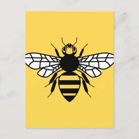 Manchester Bee Briefkaart (Voorkant)
