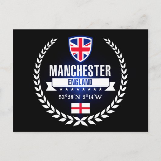 Manchester Briefkaart (Voorkant)