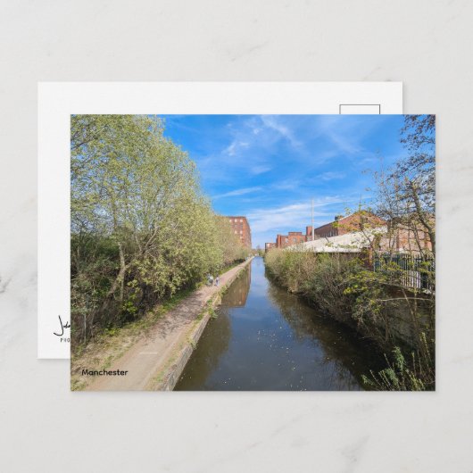 Manchester Canals Briefkaart (Voorkant / Achterkant)