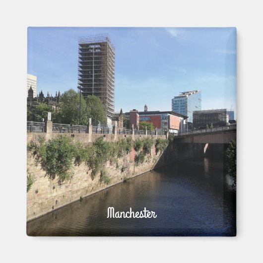 Manchester City Center Magneet (Voorkant)