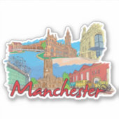 Manchester City Sticker (Voorkant)