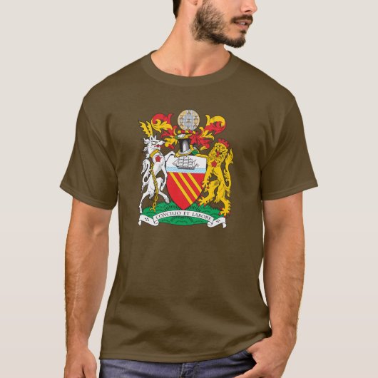 Manchester Coat of Arms T-shirt (Voorkant)