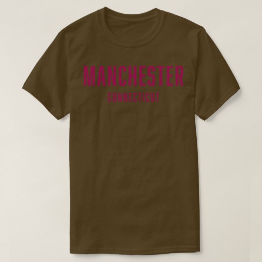 Manchester Connecticut TShirt 4 (Design devant)