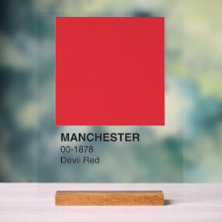 Manchester Devil Red - Arrière - plan clair