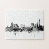 Manchester England Skyline Legpuzzel (Horizontaal)