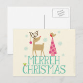 Manchester et la carte de Noël du nord-ouest (Devant / Derrière)